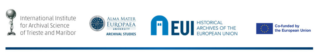 Logotip IIAS, Alma Mater Europaea, EUI in EU